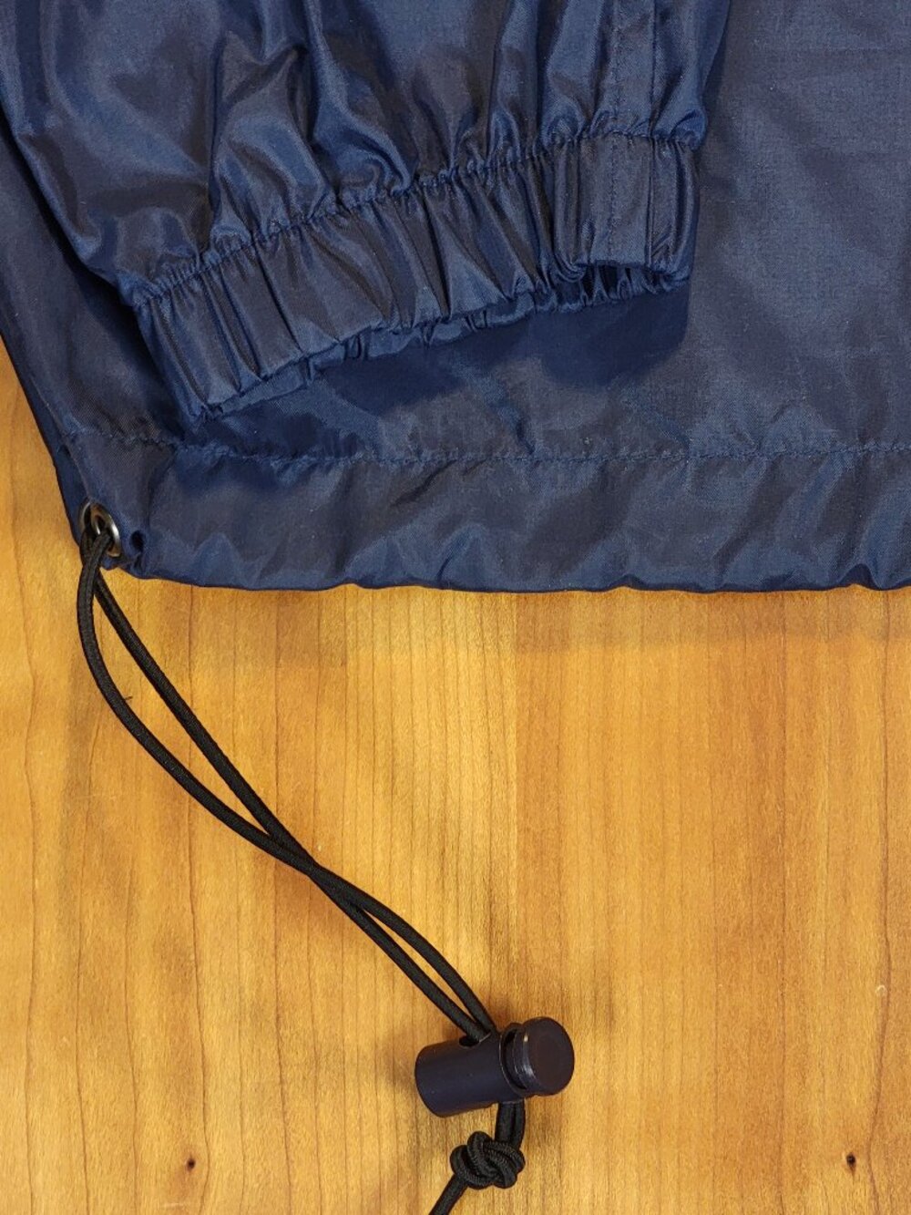 Vintage 90s MLB Navy New York Yankees Majestic Pullover Nylon Rain Jacket - M - Picture 12 of 13